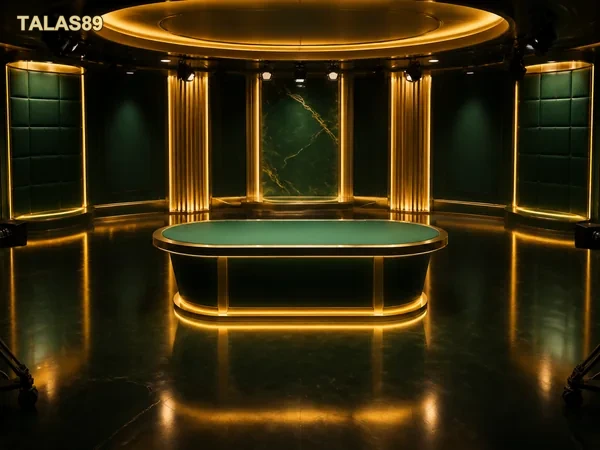Tampilan meja Playtech Live dengan dealer langsung